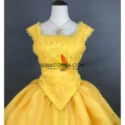 Cosrea Beauty And Beast Live Action Belle Classic Ballgown Cosplay Costume Disney Inspired