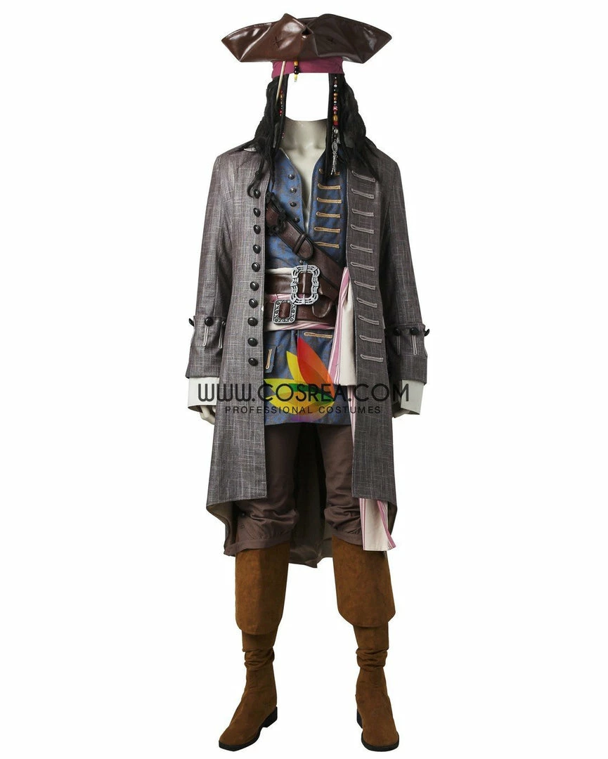Cosrea Captain Jack Sparrow Pirates Of Caribbean Deadman Tell No Tales Cosplay Costume 9 Cosrea Captain Jack Sparrow Pirates Of Caribbean Deadman Tell No Tales Cosplay Costume