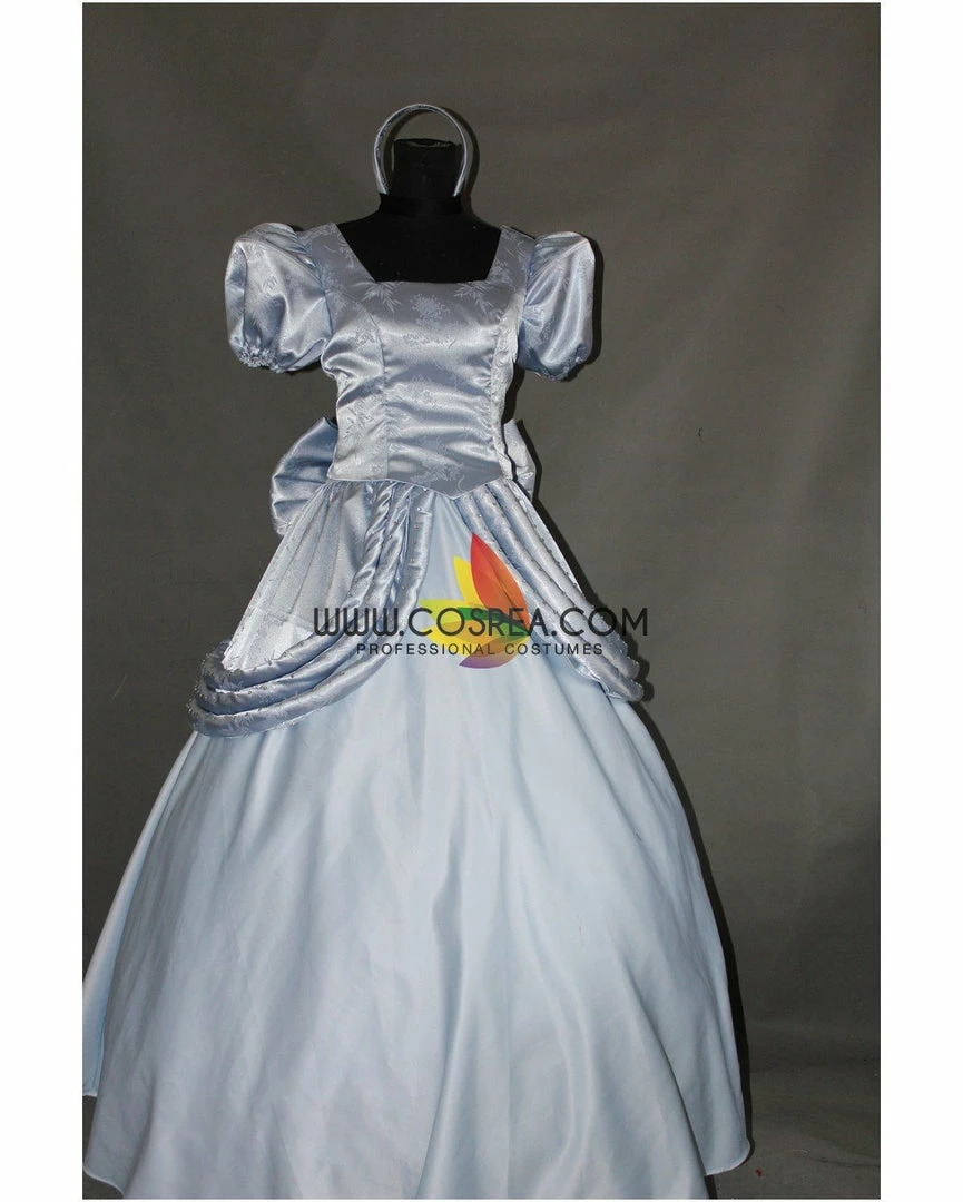 Cosrea Disney Inspired Cinderella Classic Ballgown In Brocade Satin Cosplay Costume 7 Cosrea Disney Inspired Cinderella Classic Ballgown In Brocade Satin Cosplay Costume
