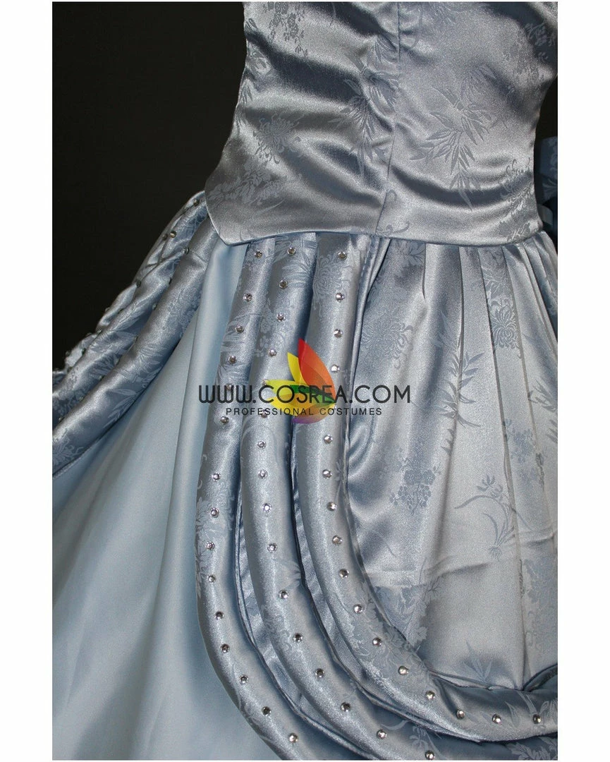 Cosrea Disney Inspired Cinderella Classic Ballgown In Brocade Satin Cosplay Costume 9 Cosrea Disney Inspired Cinderella Classic Ballgown In Brocade Satin Cosplay Costume