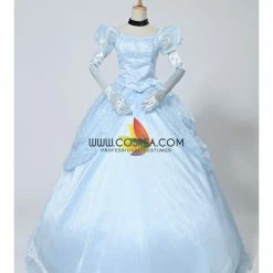 Cosrea Cinderella Classic Ballgown In Floral Overlayer Cosplay Costume Disney Inspired 11 Cosrea Cinderella Classic Ballgown In Floral Overlayer Cosplay Costume Disney Inspired
