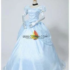 Cosrea Cinderella Classic Ballgown In Floral Overlayer Cosplay Costume Disney Inspired 13 Cosrea Cinderella Classic Ballgown In Floral Overlayer Cosplay Costume Disney Inspired