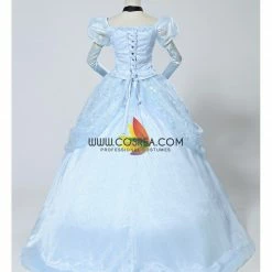 Cosrea Cinderella Classic Ballgown In Floral Overlayer Cosplay Costume Disney Inspired 14 Cosrea Cinderella Classic Ballgown In Floral Overlayer Cosplay Costume Disney Inspired
