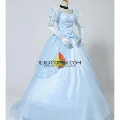 Cosrea Cinderella Classic Ballgown In Floral Overlayer Cosplay Costume Disney Inspired 12 Cosrea Cinderella Classic Ballgown In Floral Overlayer Cosplay Costume Disney Inspired