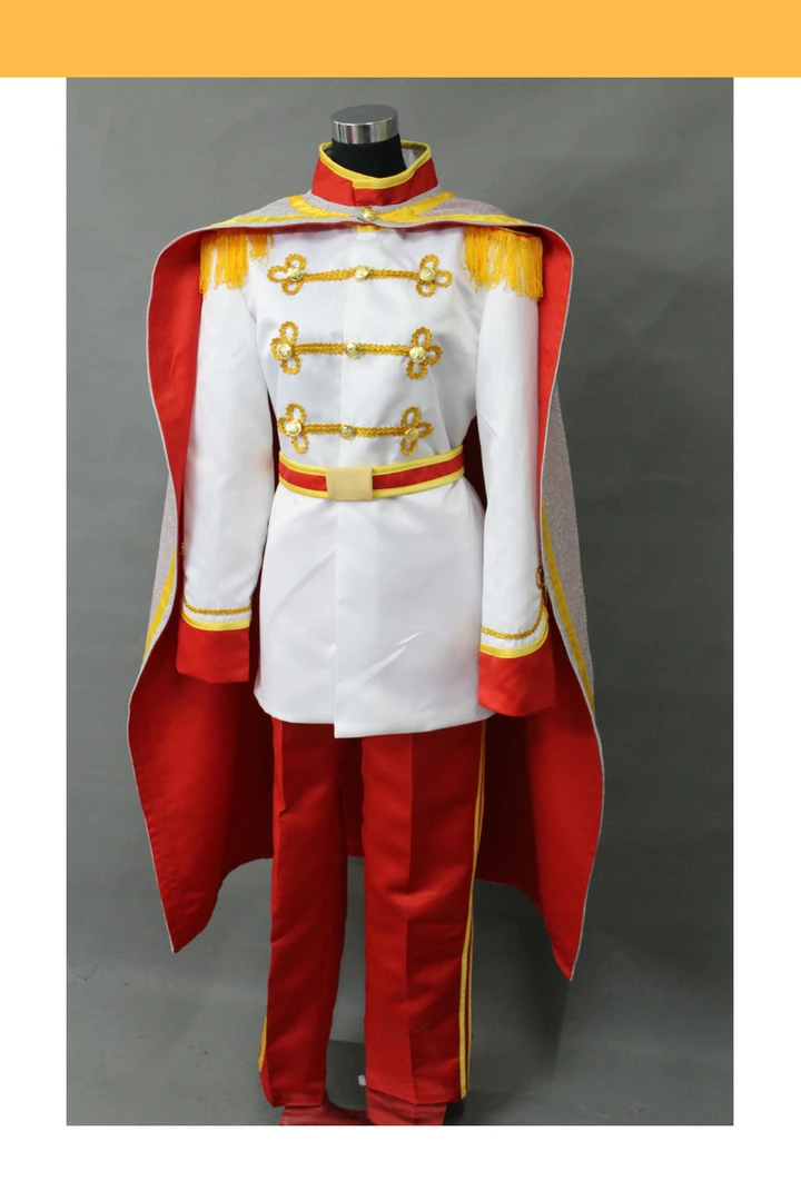 Cosrea Disney Inspired Prince Charming Classic Satin Cosplay Costume 3 Cosrea Disney Inspired Prince Charming Classic Satin Cosplay Costume