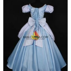 Cosrea Disney Inspired Cinderella Classic Satin Cosplay Costume 10 Cosrea Disney Inspired Cinderella Classic Satin Cosplay Costume