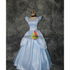Cosrea Disney Inspired Cinderella Simple Satin Cosplay Costume 10 Cosrea Disney Inspired Cinderella Simple Satin Cosplay Costume