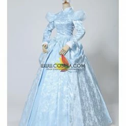 Cosrea Disney Inspired Cinderella Winter Cosplay Costume In Brocade Satin 12 Cosrea Disney Inspired Cinderella Winter Cosplay Costume In Brocade Satin