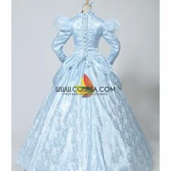 Cosrea Disney Inspired Cinderella Winter Cosplay Costume In Brocade Satin 13 Cosrea Disney Inspired Cinderella Winter Cosplay Costume In Brocade Satin