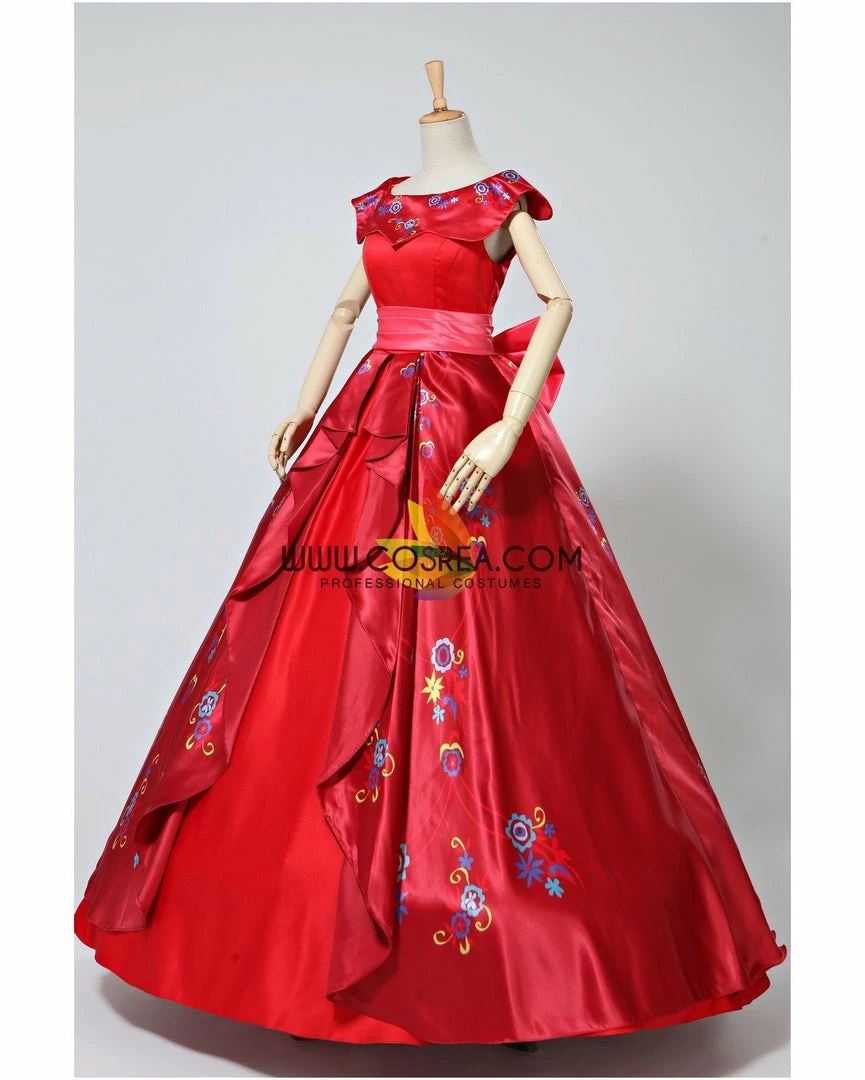 Cosrea Disney Inspired Elena Of Avalor Embroidered Regal Cosplay Costume 6 Cosrea Disney Inspired Elena Of Avalor Embroidered Regal Cosplay Costume