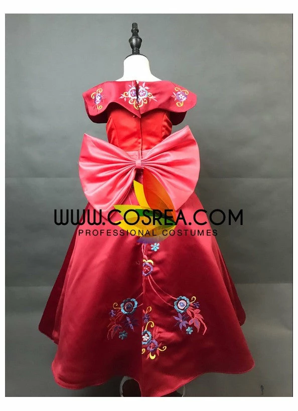 Cosrea Disney Inspired Girls Size Elena Of Avalor Embroidered Regal Cosplay Costume 8 Cosrea Disney Inspired Girls Size Elena Of Avalor Embroidered Regal Cosplay Costume