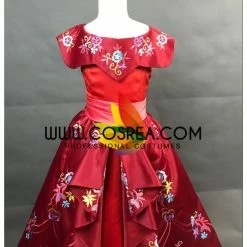 Cosrea Disney Inspired Girls Size Elena Of Avalor Embroidered Regal Cosplay Costume 11 Cosrea Disney Inspired Girls Size Elena Of Avalor Embroidered Regal Cosplay Costume