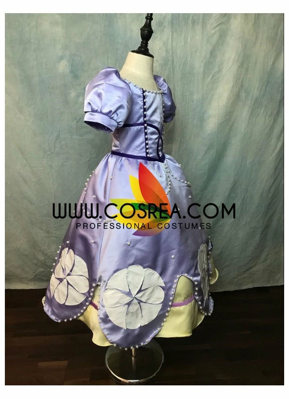 Cosrea Disney Inspired Girls Size First Princess Sofia Cosplay Costume 5 Cosrea Disney Inspired Girls Size First Princess Sofia Cosplay Costume