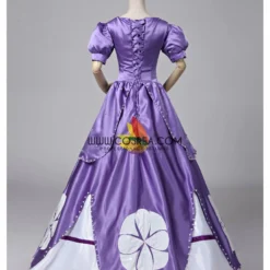 Cosrea Disney Inspired First Princess Sofia Classic Satin Cosplay Costume 14 Cosrea Disney Inspired First Princess Sofia Classic Satin Cosplay Costume