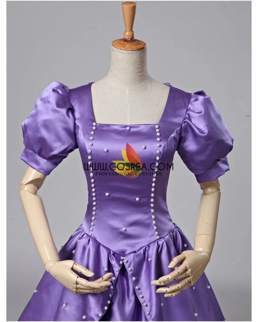 Cosrea Disney Inspired First Princess Sofia Classic Satin Cosplay Costume 8 Cosrea Disney Inspired First Princess Sofia Classic Satin Cosplay Costume