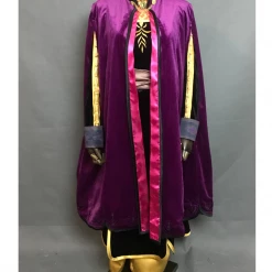 Cosrea Frozen 2 Anna Embroidered Travel Cosplay Costume