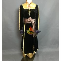Cosrea Frozen 2 Anna Embroidered Travel Cosplay Costume