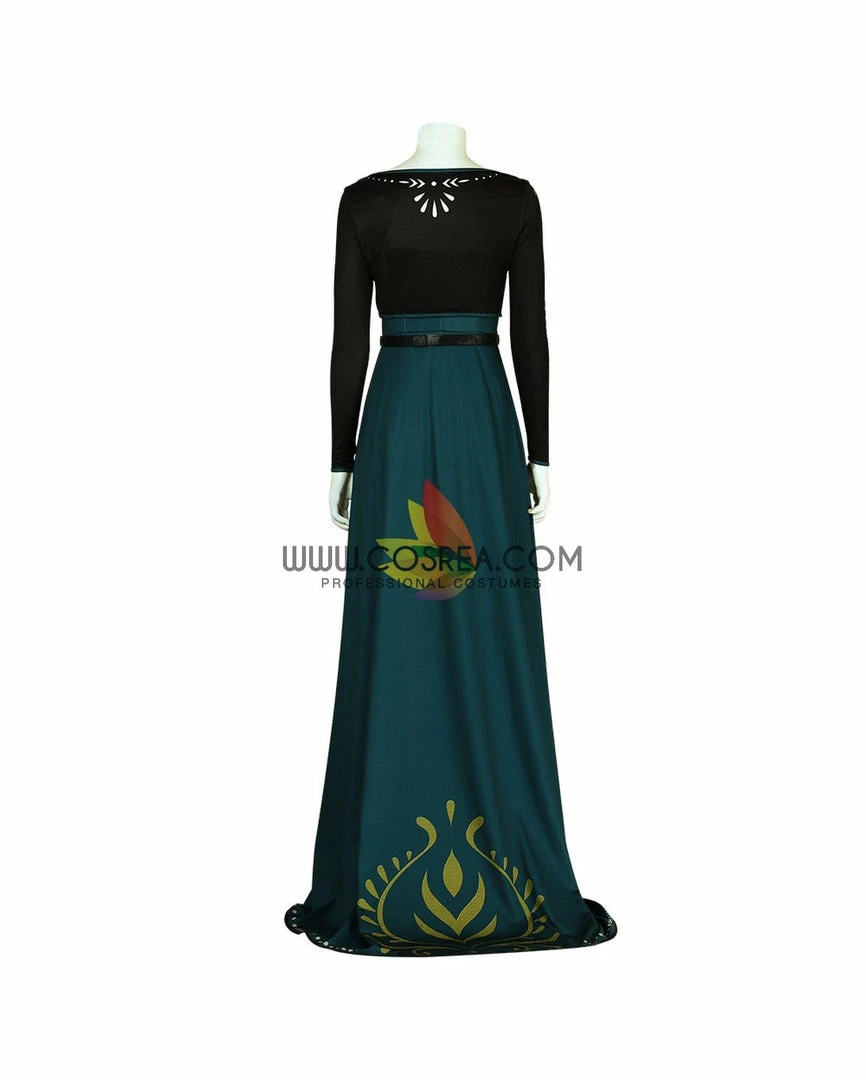 Cosrea Frozen 2 Anna Queen Coronation Printed Cosplay Costume Disney Inspired 11 Cosrea Frozen 2 Anna Queen Coronation Printed Cosplay Costume Disney Inspired