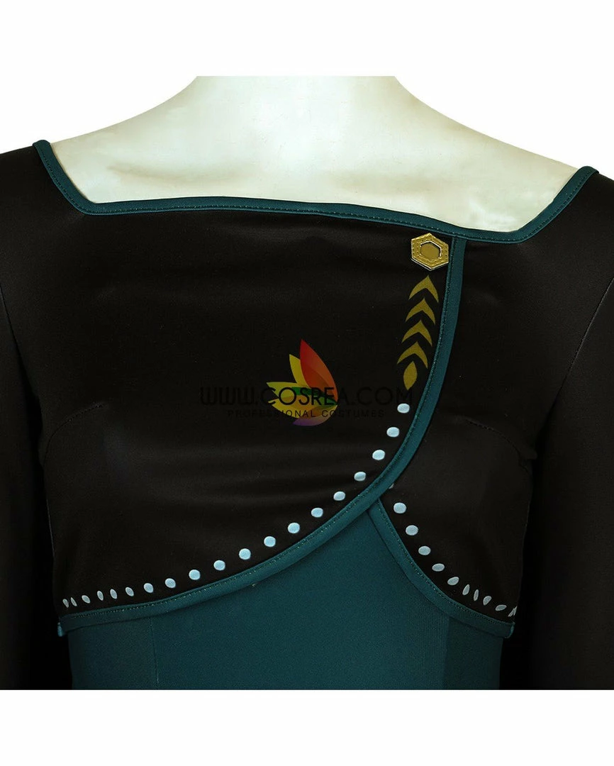 Cosrea Frozen 2 Anna Queen Coronation Printed Cosplay Costume Disney Inspired 17 Cosrea Frozen 2 Anna Queen Coronation Printed Cosplay Costume Disney Inspired