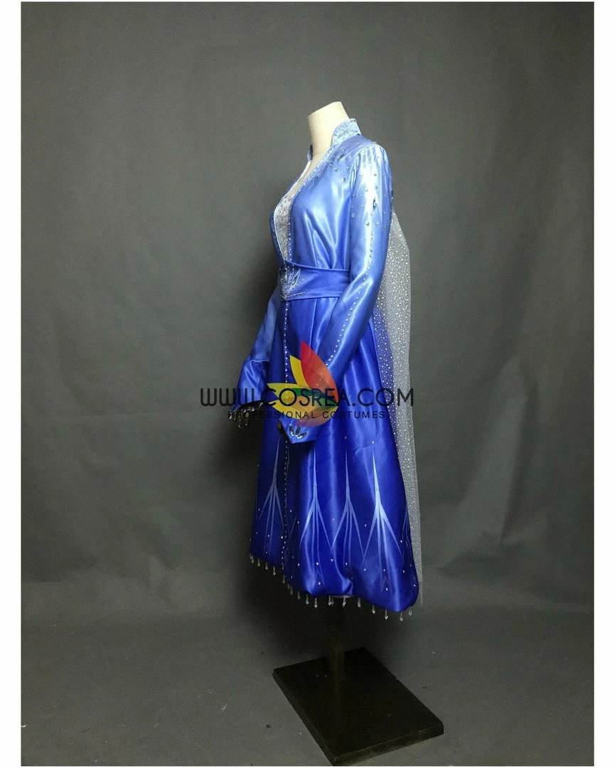 Cosrea Disney Inspired Frozen 2 Elsa Gradient Satin Cosplay Costume 8 Cosrea Disney Inspired Frozen 2 Elsa Gradient Satin Cosplay Costume