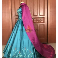 Cosrea Disney Inspired Frozen Elsa Coronation Printed Cosplay Costume 13 Cosrea Disney Inspired Frozen Elsa Coronation Printed Cosplay Costume