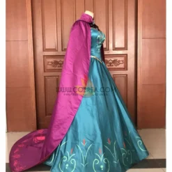Cosrea Disney Inspired Frozen Elsa Coronation Printed Cosplay Costume 11 Cosrea Disney Inspired Frozen Elsa Coronation Printed Cosplay Costume