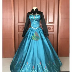 Cosrea Disney Inspired Frozen Elsa Coronation Printed Cosplay Costume 14 Cosrea Disney Inspired Frozen Elsa Coronation Printed Cosplay Costume