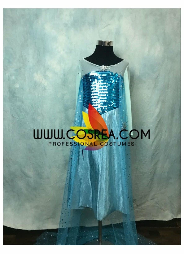 Cosrea Disney Inspired Girls Size Frozen Elsa Ice Queen Cosplay Costume 4 Cosrea Disney Inspired Girls Size Frozen Elsa Ice Queen Cosplay Costume