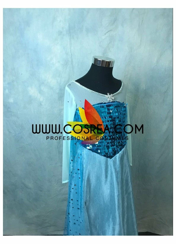 Cosrea Disney Inspired Girls Size Frozen Elsa Ice Queen Cosplay Costume 6 Cosrea Disney Inspired Girls Size Frozen Elsa Ice Queen Cosplay Costume