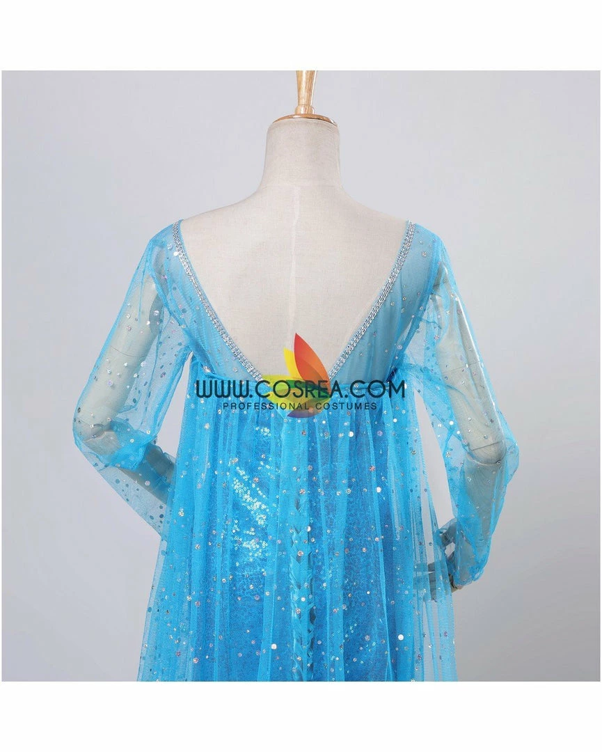Cosrea Disney Inspired Frozen Elsa Sequin Fabric Cosplay Costume 9 Cosrea Disney Inspired Frozen Elsa Sequin Fabric Cosplay Costume