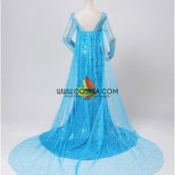 Cosrea Disney Inspired Frozen Elsa Sequin Fabric Cosplay Costume 13 Cosrea Disney Inspired Frozen Elsa Sequin Fabric Cosplay Costume