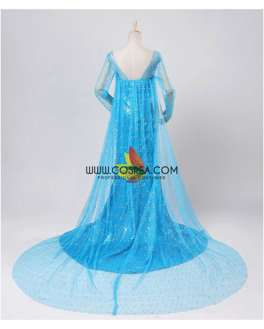 Cosrea Disney Inspired Frozen Elsa Sequin Fabric Cosplay Costume 7 Cosrea Disney Inspired Frozen Elsa Sequin Fabric Cosplay Costume