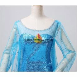 Cosrea Disney Inspired Frozen Elsa Sequin Fabric Cosplay Costume 14 Cosrea Disney Inspired Frozen Elsa Sequin Fabric Cosplay Costume