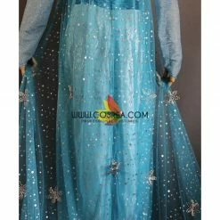Cosrea Disney Inspired Frozen Elsa Turquoise Sequin Cosplay Costume 13 Cosrea Disney Inspired Frozen Elsa Turquoise Sequin Cosplay Costume