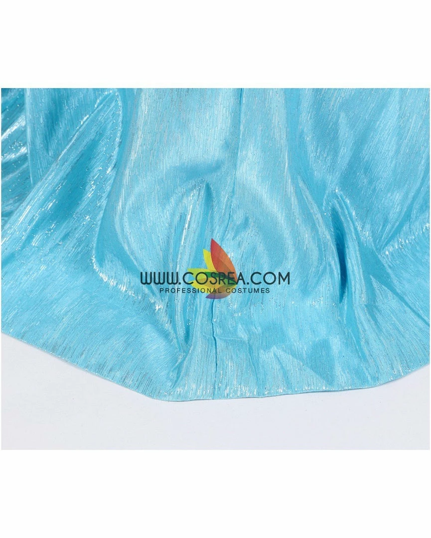 Cosrea Frozen Elsa With Glittered Sleeves And Frostflake Cape Cosplay Costume Disney Inspired 21 Cosrea Frozen Elsa With Glittered Sleeves And Frostflake Cape Cosplay Costume Disney Inspired