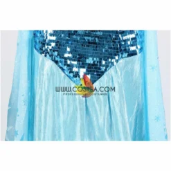 Cosrea Frozen Elsa With Glittered Sleeves And Frostflake Cape Cosplay Costume Disney Inspired 24 Cosrea Frozen Elsa With Glittered Sleeves And Frostflake Cape Cosplay Costume Disney Inspired