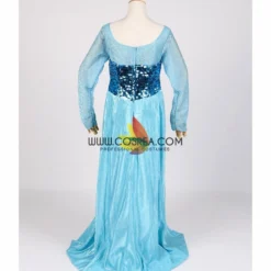 Cosrea Frozen Elsa With Glittered Sleeves And Frostflake Cape Cosplay Costume Disney Inspired 26 Cosrea Frozen Elsa With Glittered Sleeves And Frostflake Cape Cosplay Costume Disney Inspired