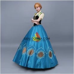 Cosrea Frozen Fever Anna Embroidered Cosplay Costume 18 Cosrea Frozen Fever Anna Embroidered Cosplay Costume
