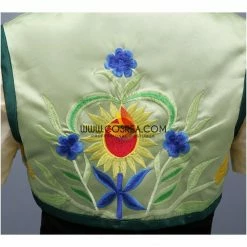 Cosrea Frozen Fever Anna Embroidered Cosplay Costume 25 Cosrea Frozen Fever Anna Embroidered Cosplay Costume