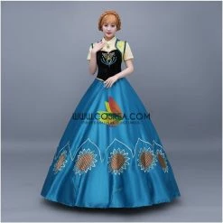 Cosrea Frozen Fever Anna Embroidered Cosplay Costume 16 Cosrea Frozen Fever Anna Embroidered Cosplay Costume