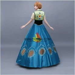 Cosrea Frozen Fever Anna Embroidered Cosplay Costume 20 Cosrea Frozen Fever Anna Embroidered Cosplay Costume