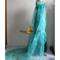 Cosrea Frozen Fever Elsa Embroidered Cosplay Costume Disney Inspired