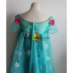 Cosrea Frozen Fever Elsa Embroidered Cosplay Costume Disney Inspired