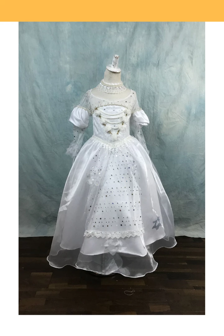 Cosrea Girls Size White Queen Cosplay Costume Disney Inspired 3 Cosrea Girls Size White Queen Cosplay Costume Disney Inspired