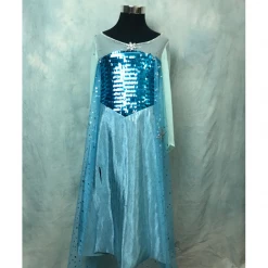 Cosrea Disney Inspired Girls Size Frozen Elsa Ice Queen Cosplay Costume