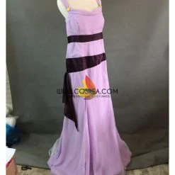 Cosrea Hercules Megara Lilac Purple Chiffon Satin Cosplay Costume Disney Inspired 6 Cosrea Hercules Megara Lilac Purple Chiffon Satin Cosplay Costume Disney Inspired