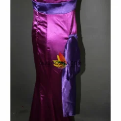 Cosrea Hercules Megara Royal Purple Satin Cosplay Costume