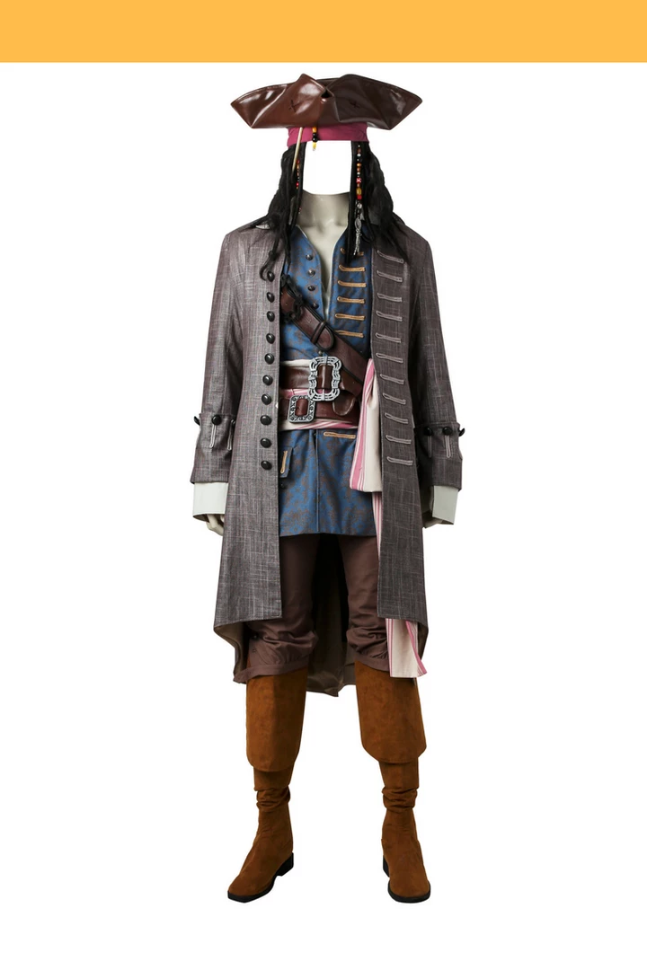 Cosrea Captain Jack Sparrow Pirates Of Caribbean Deadman Tell No Tales Cosplay Costume 3 Cosrea Captain Jack Sparrow Pirates Of Caribbean Deadman Tell No Tales Cosplay Costume