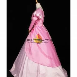 Cosrea Disney Inspired Little Mermaid Ariel Classic Blush Pink Satin Cosplay Costume 14 Cosrea Disney Inspired Little Mermaid Ariel Classic Blush Pink Satin Cosplay Costume