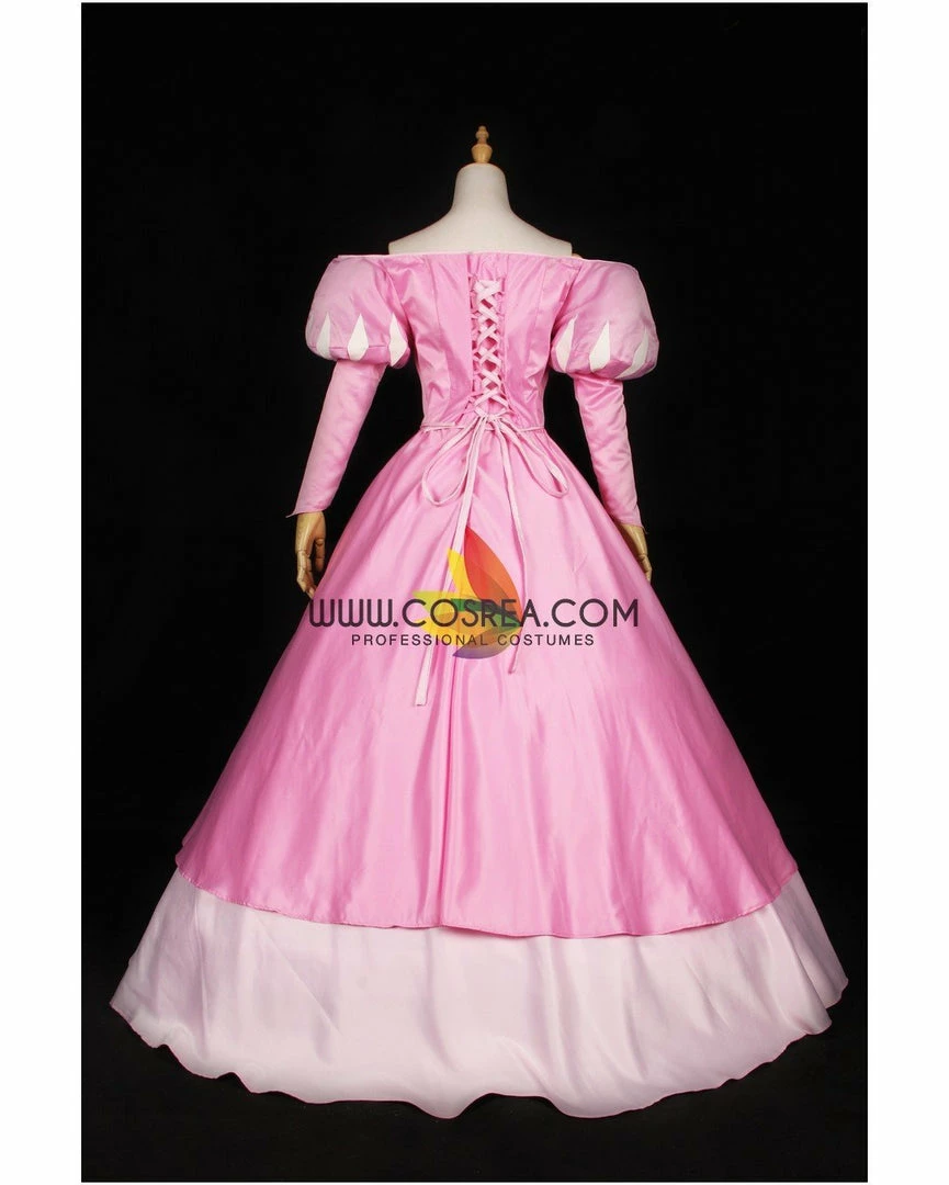 Cosrea Disney Inspired Little Mermaid Ariel Classic Blush Pink Satin Cosplay Costume 6 Cosrea Disney Inspired Little Mermaid Ariel Classic Blush Pink Satin Cosplay Costume
